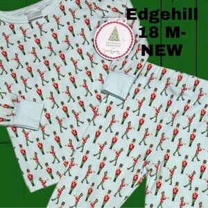 NEW-18M Baby Edgehill Collection Christmas 2PC Toy Soldier Family Pajama’s PJ’s